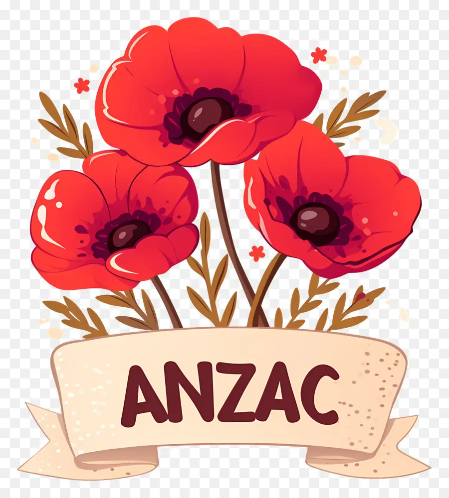 Hari Anzac，Pengaturan Poppy Anzac PNG