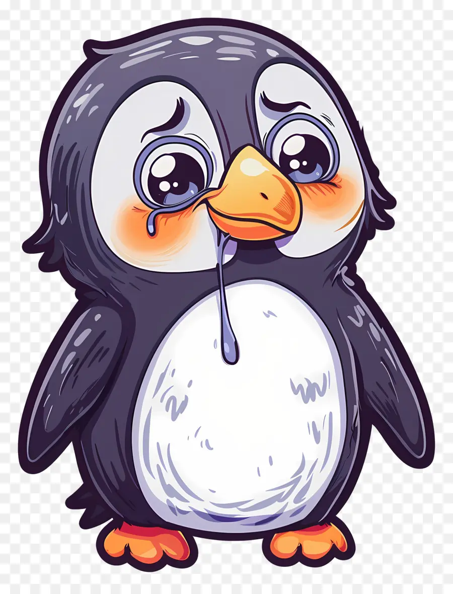 Pinguin Menangis，Pinguin Hitam PNG