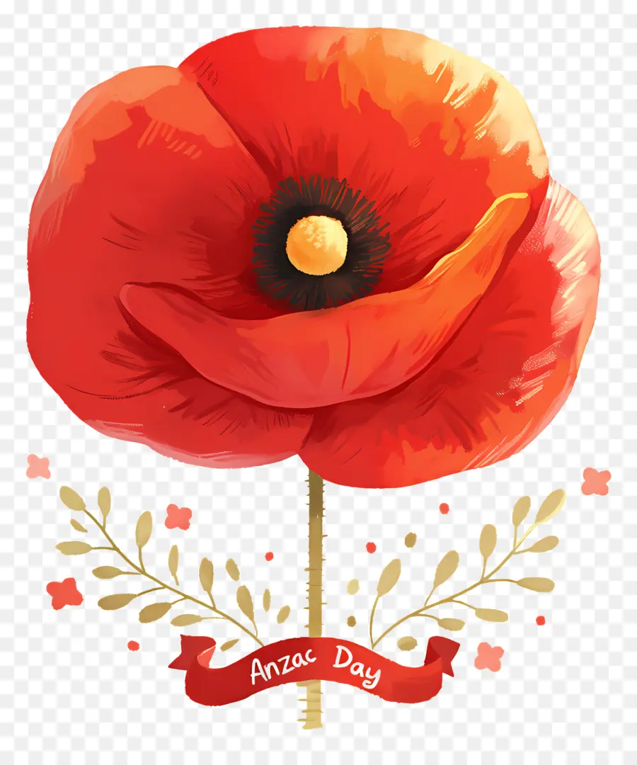 Hari Anzac，Poppy Anzac PNG