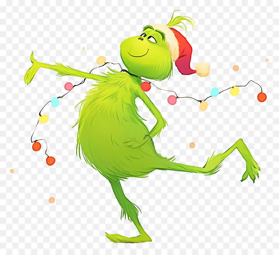 Kartun Grinch，Karakter Hijau PNG