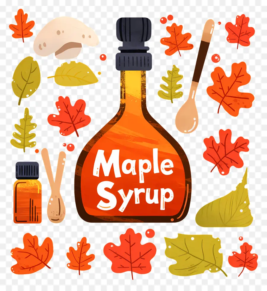 Hari Sirup Maple Nasional，Botol Sirup Maple PNG