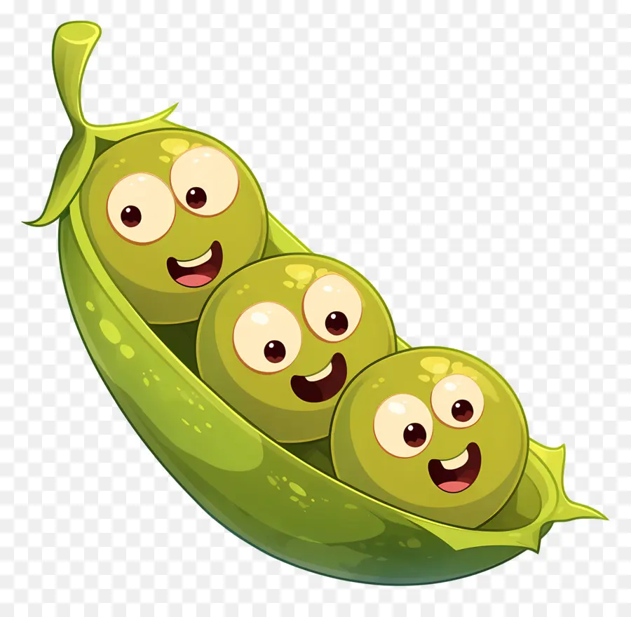 Kacang Polong Kawaii，Selamat Kacang Polong PNG