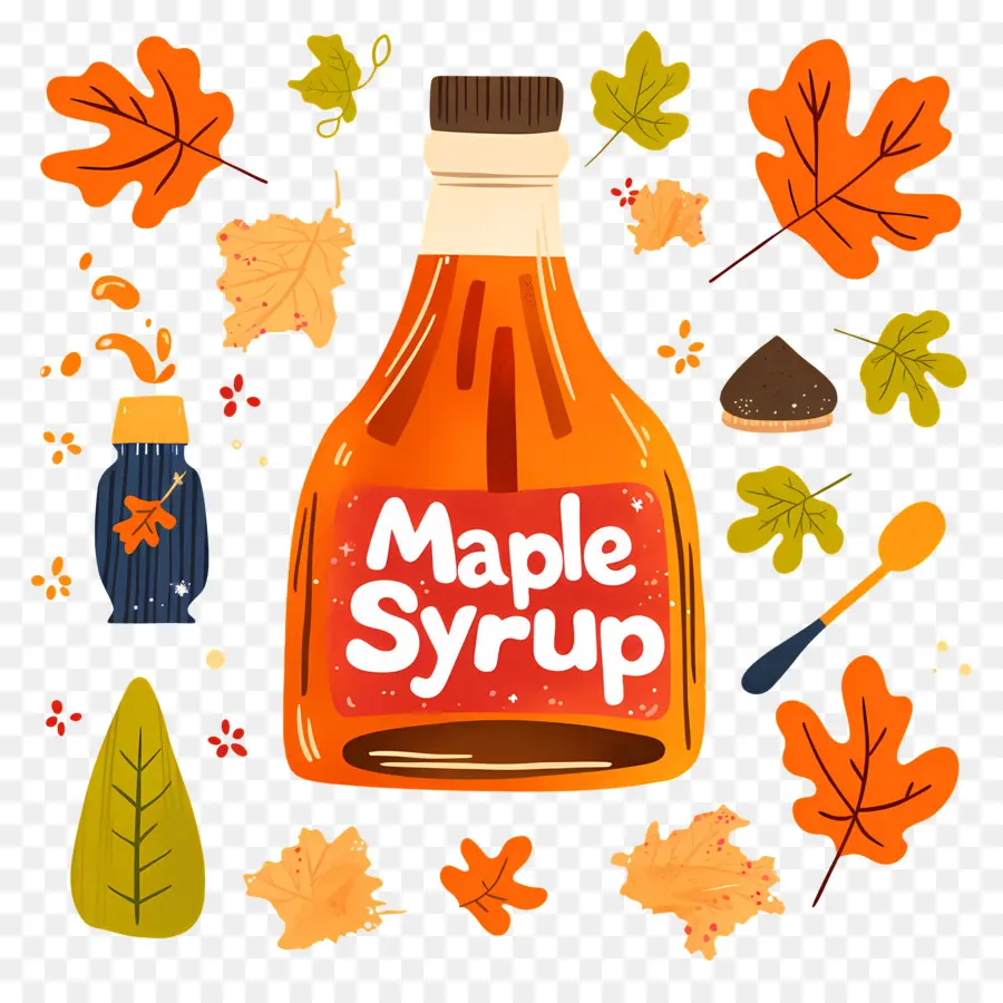 Hari Sirup Maple Nasional，Botol Sirup Maple PNG