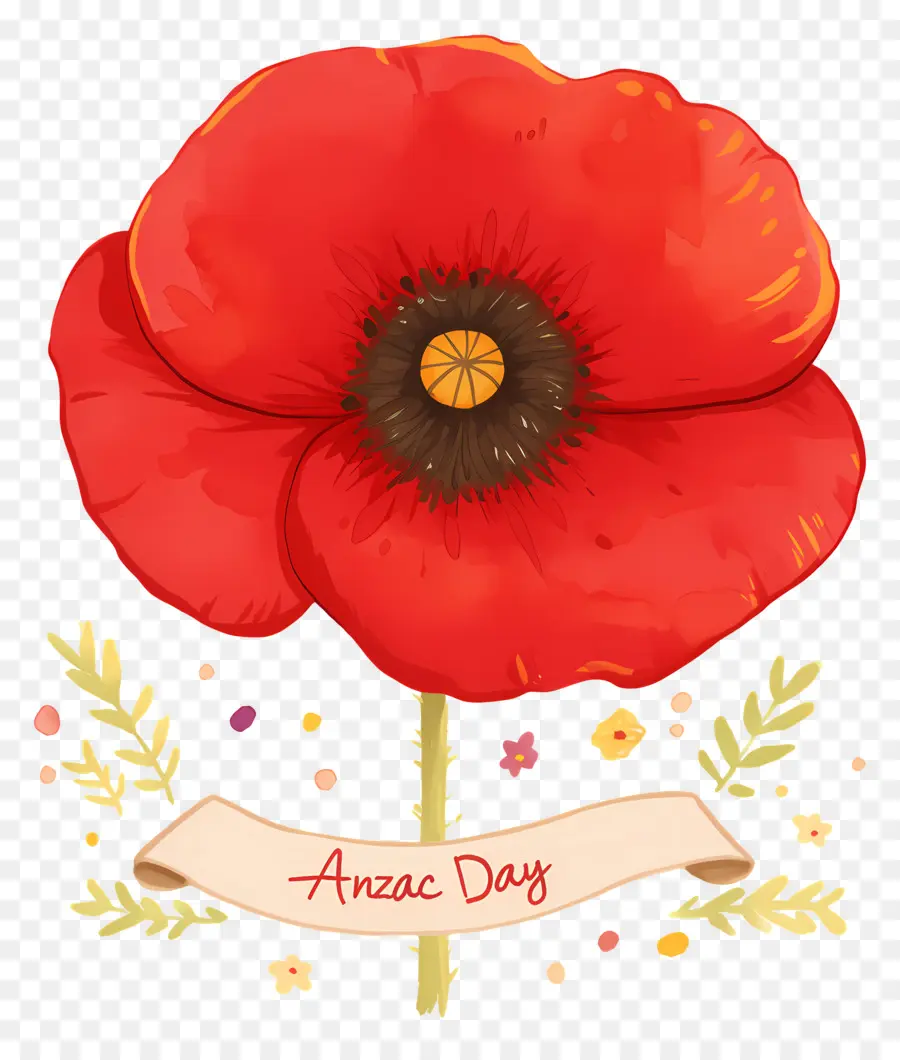 Hari Anzac，Poppy Anzac PNG