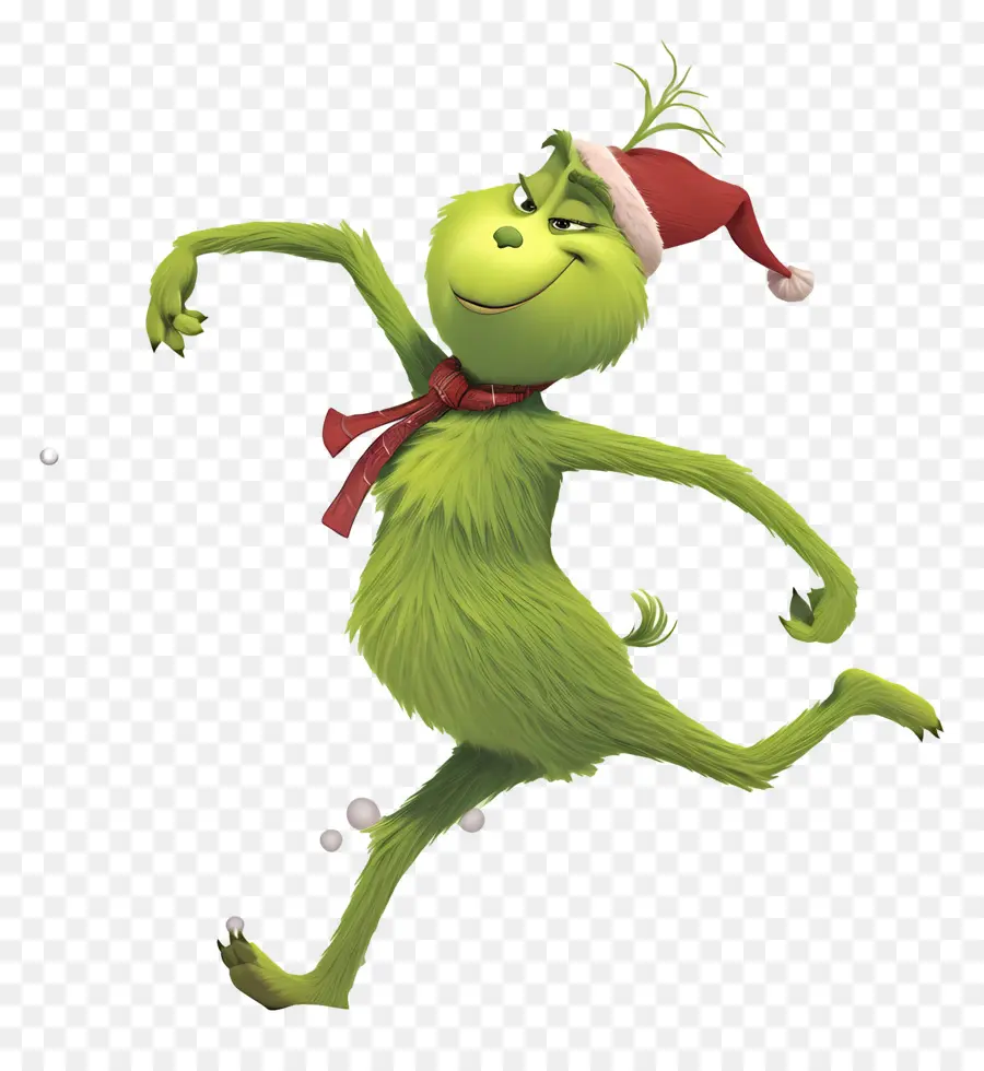 Kartun Grinch，Karakter Hijau PNG