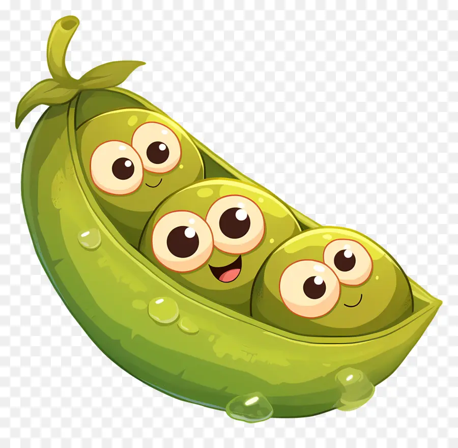 Kacang Polong Kawaii，Selamat Kacang Polong PNG