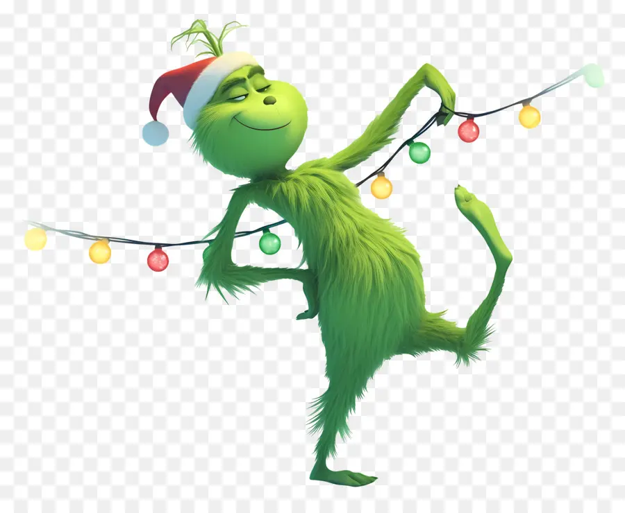 Kartun Grinch，Karakter Hijau PNG