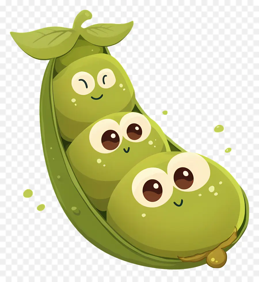 Kacang Polong Kawaii，Kacang Polong PNG