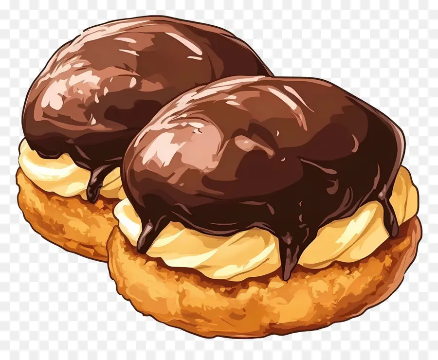 Profiterol，Kepulan Krim PNG