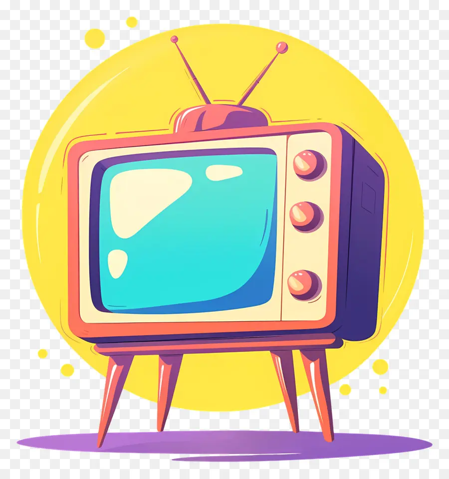 Hari Televisi Sedunia，Televisi Retro PNG