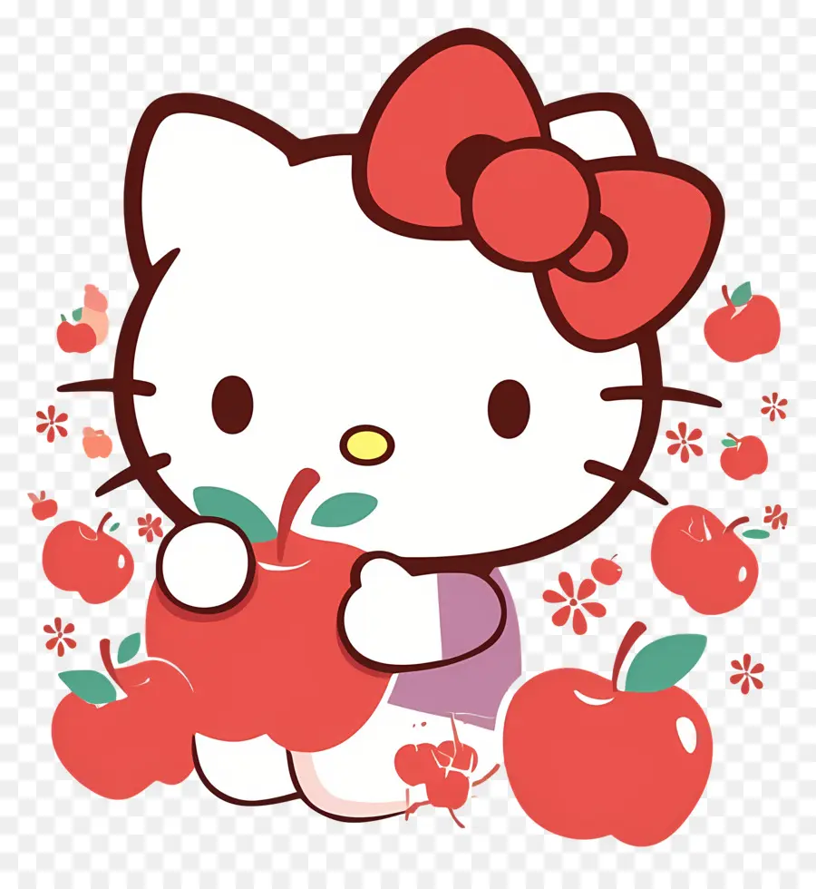 Hello Kitty Yang Lucu，Halo Kitty PNG