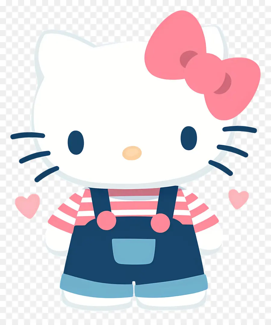 Hello Kitty Yang Lucu，Karakter Lucu Dengan Busur PNG