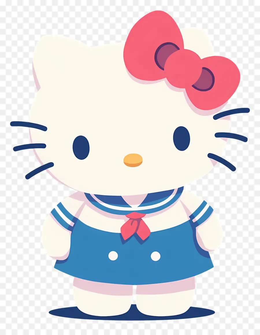 Hello Kitty Yang Lucu，Karakter Lucu Dengan Busur PNG