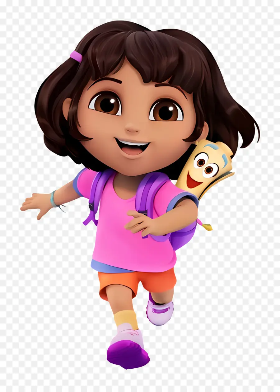 Dora Marquez，Gadis 3d Berlari PNG