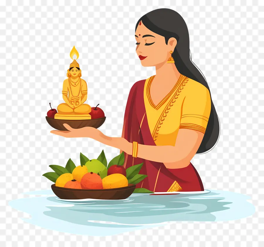 Chhath Puja，Wanita India PNG