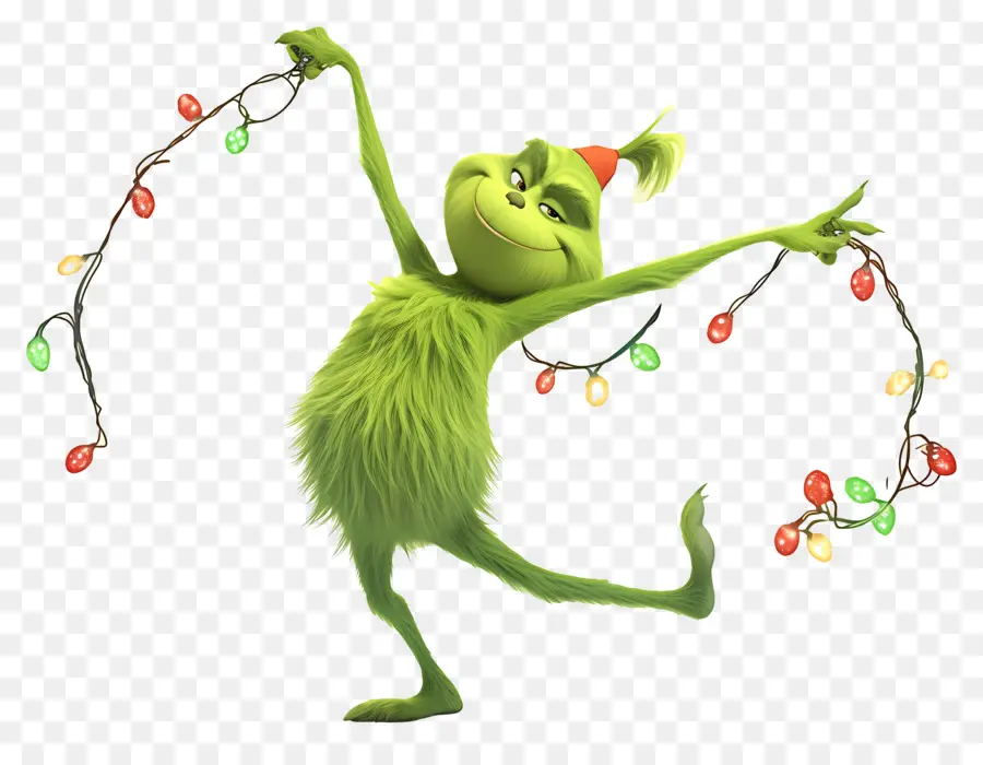 Kartun Grinch，Karakter Hijau PNG