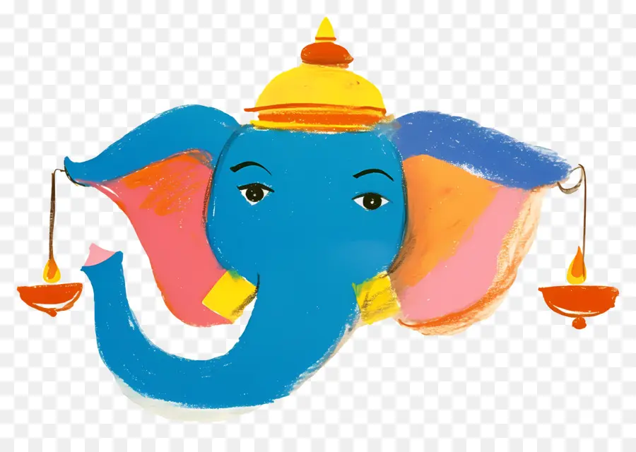 Ganesa Chaturthi，Gajah Biru PNG