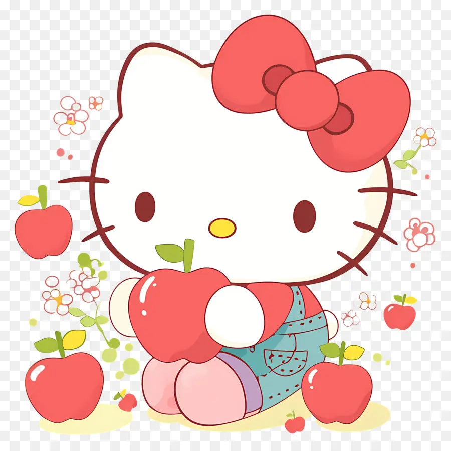 Hello Kitty Yang Lucu，Halo Kitty PNG