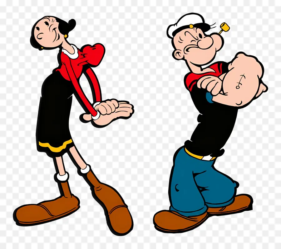 Popeye，Pasangan Kartun PNG