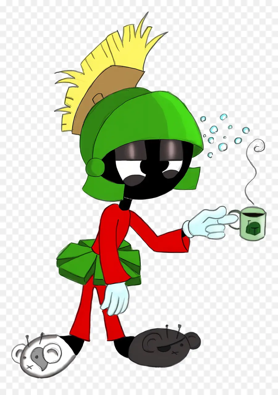 Marvin Si Mars，Karakter Kartun PNG