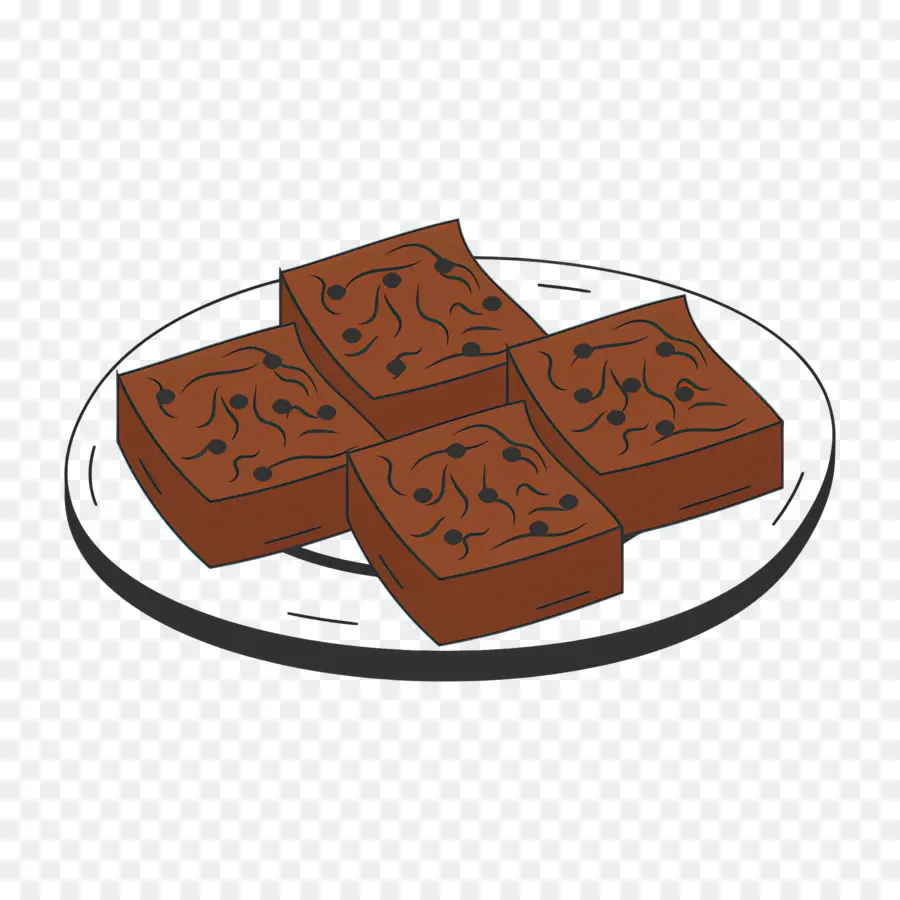 Brownies，Dipanggang PNG