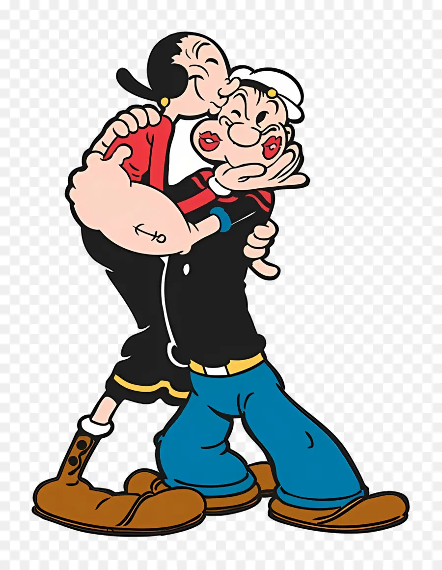 Popeye，Pasangan Kartun PNG