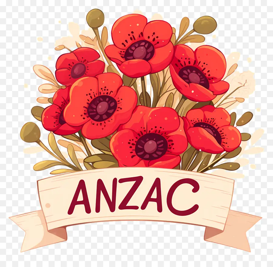 Hari Anzac，Pengaturan Poppy Anzac PNG