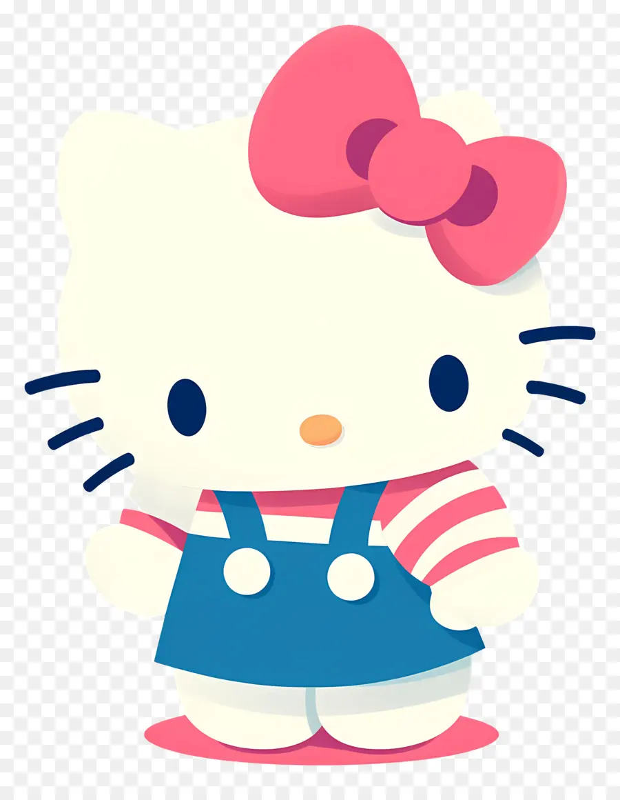 Hello Kitty Yang Lucu，Karakter Lucu Dengan Busur PNG