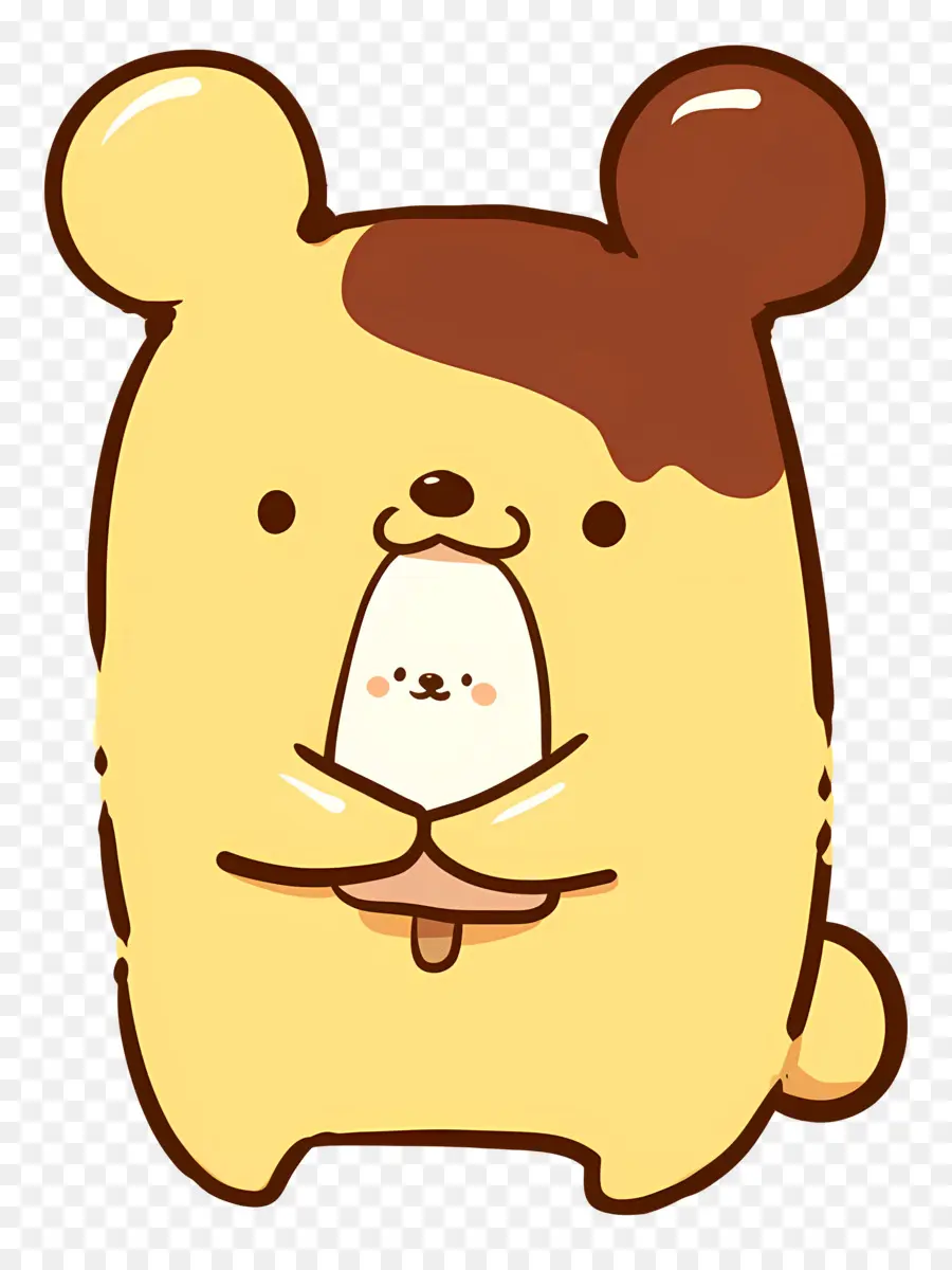 Pompompurin，Doodle Beruang Lucu PNG