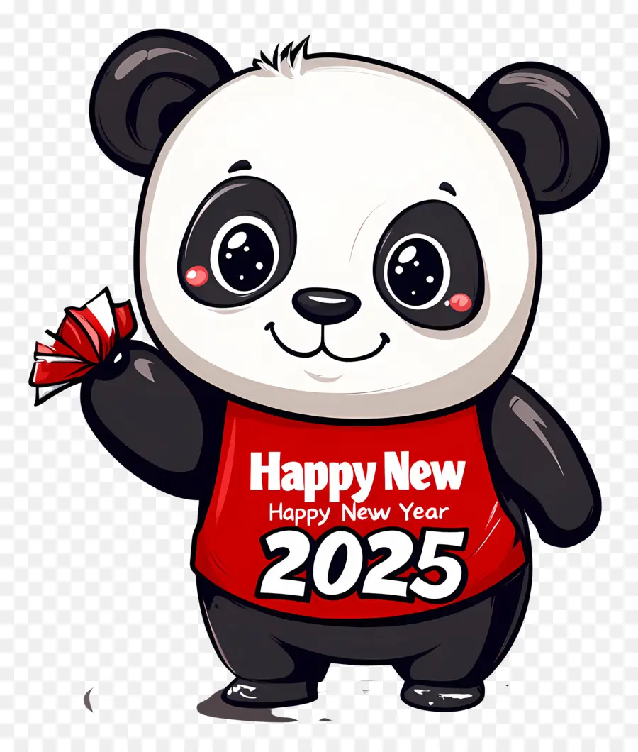 Selamat Tahun Baru 2025，Selamat Tahun Baru Panda PNG