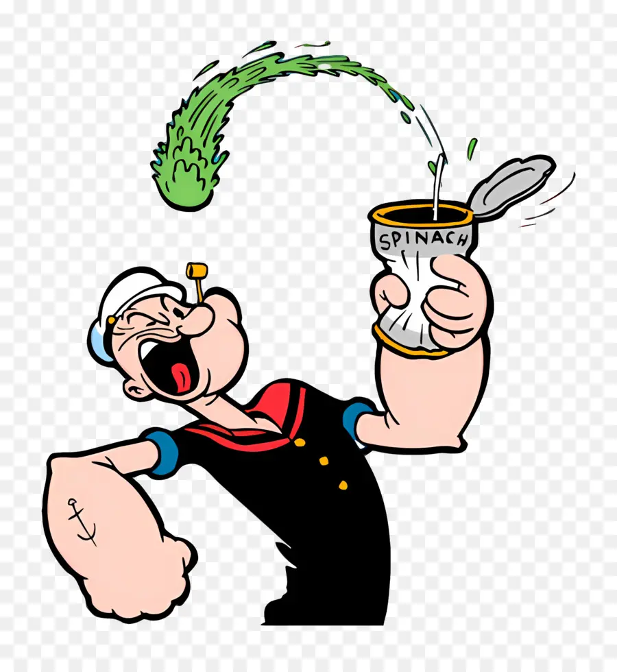 Popeye，Popeye Dengan Bayam PNG