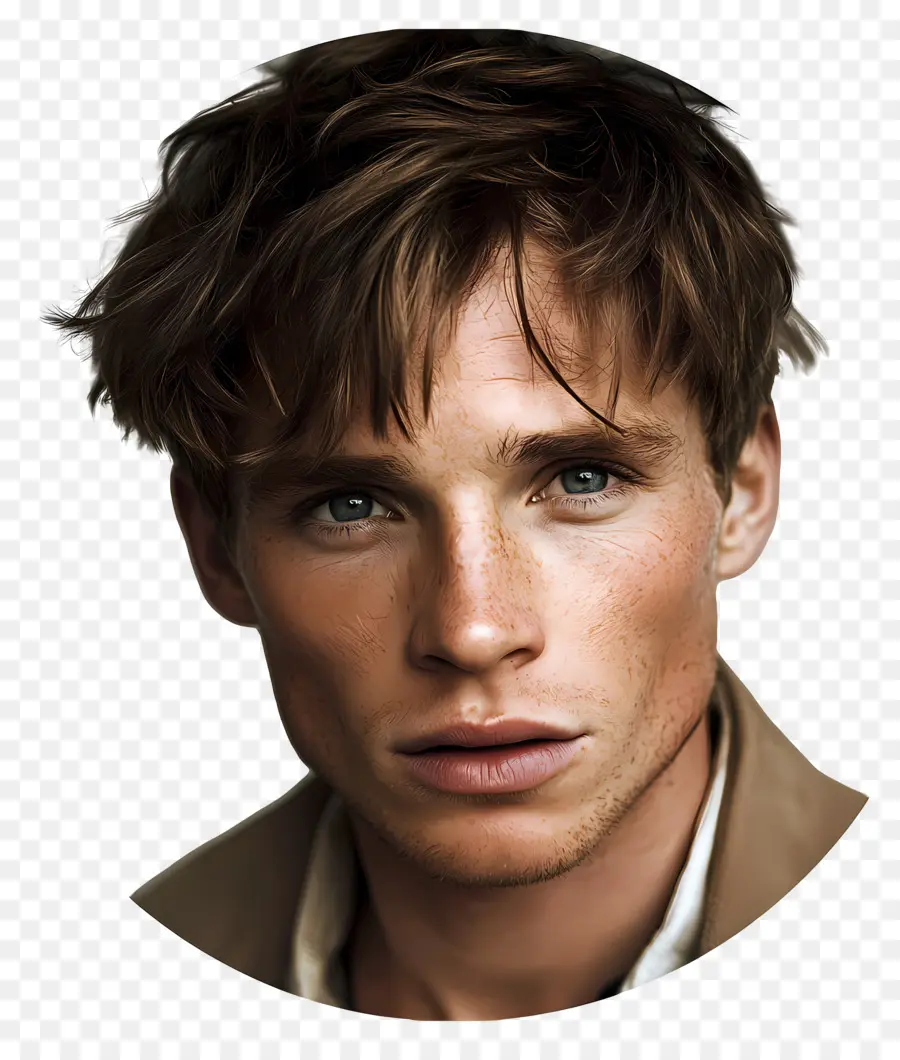 Eddie Redmayne，Potret Realistis PNG