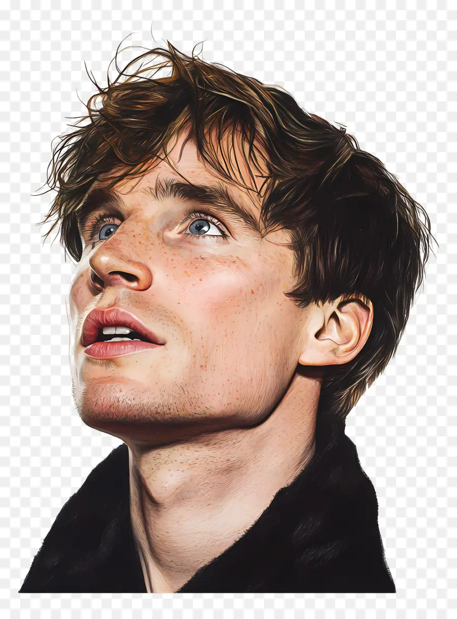 Eddie Redmayne，Potret Warna PNG