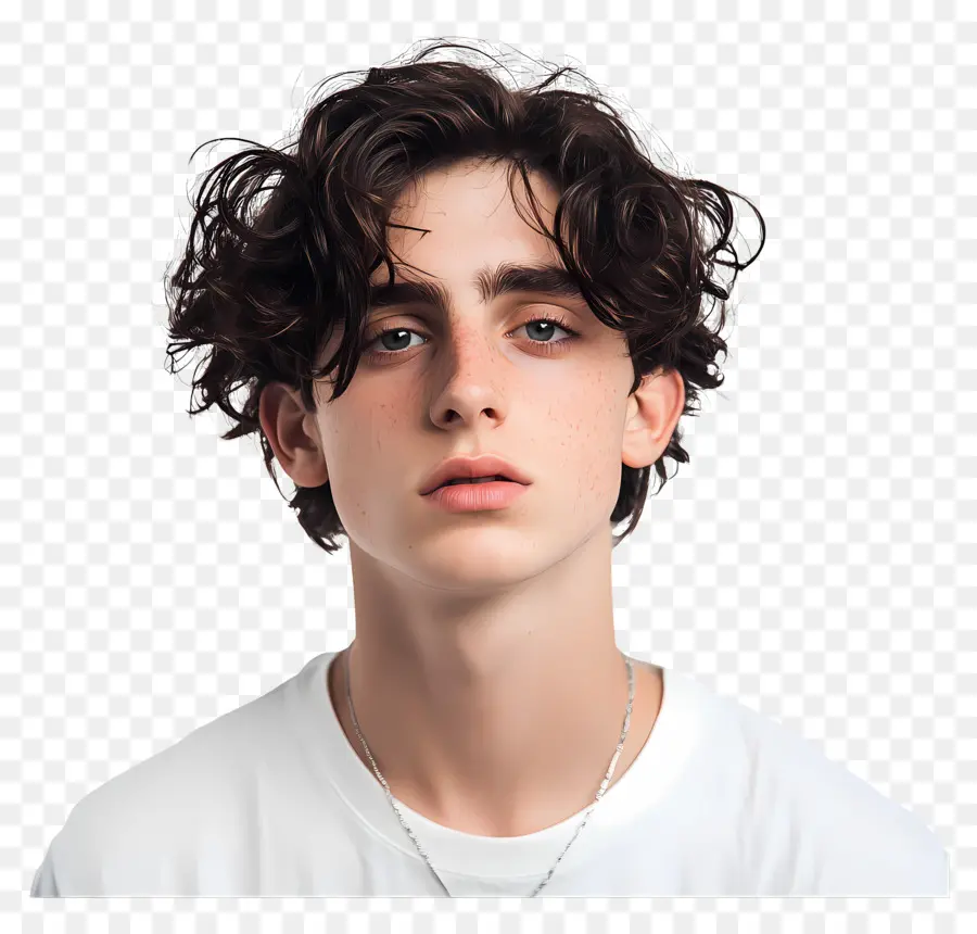 Timothee Chalamet，Potret Realistis Pemuda PNG