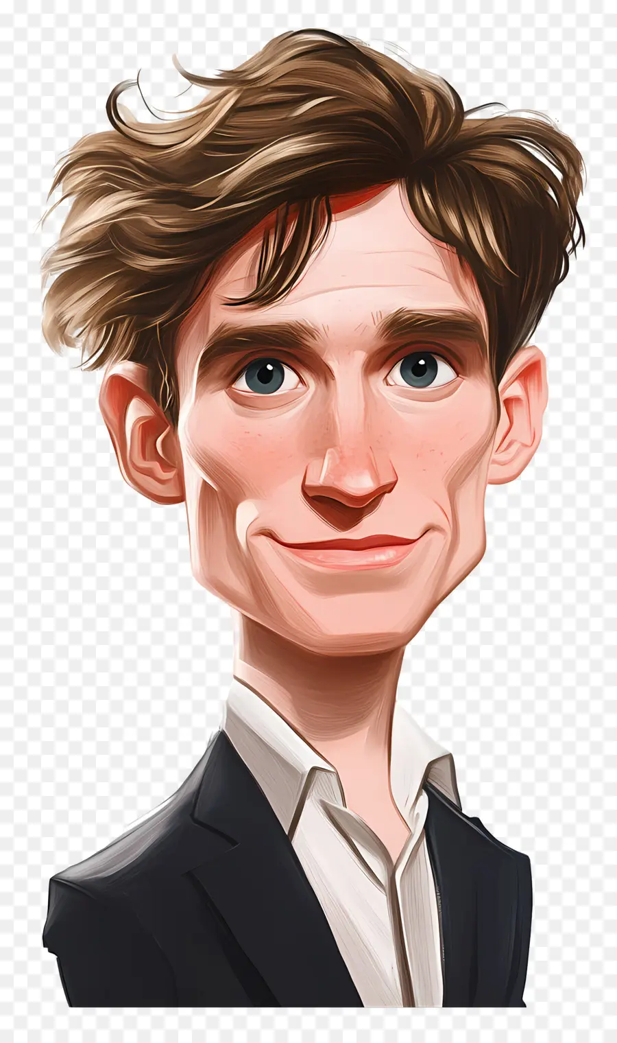 Eddie Redmayne，Karikatur PNG