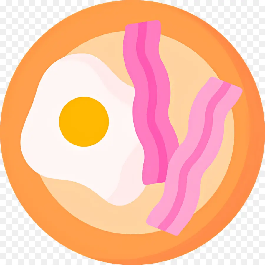 Bacon Dan Telur，Telur Dan Bacon PNG