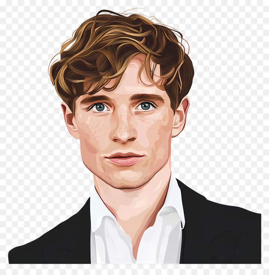 Eddie Redmayne，Potret Bergambar Pria Berjas PNG