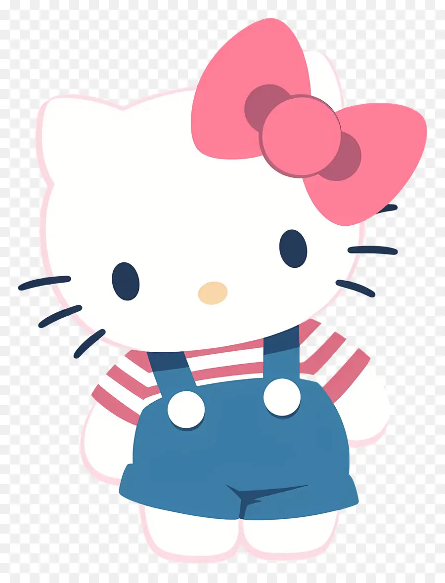 Hello Kitty Yang Lucu，Karakter Lucu Dengan Busur PNG