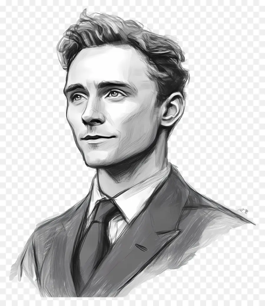 Tom Hiddleston，Gambar Potret PNG