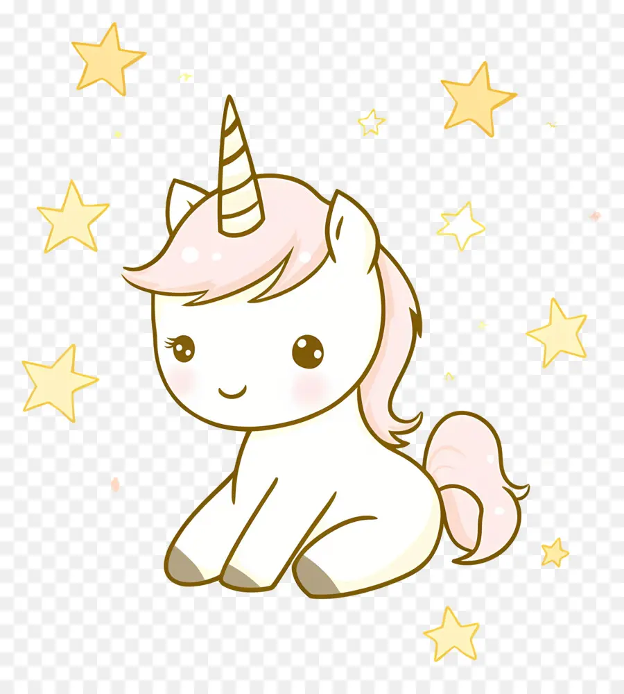 Unicorn Pastel，Unicorn Yang Lucu PNG