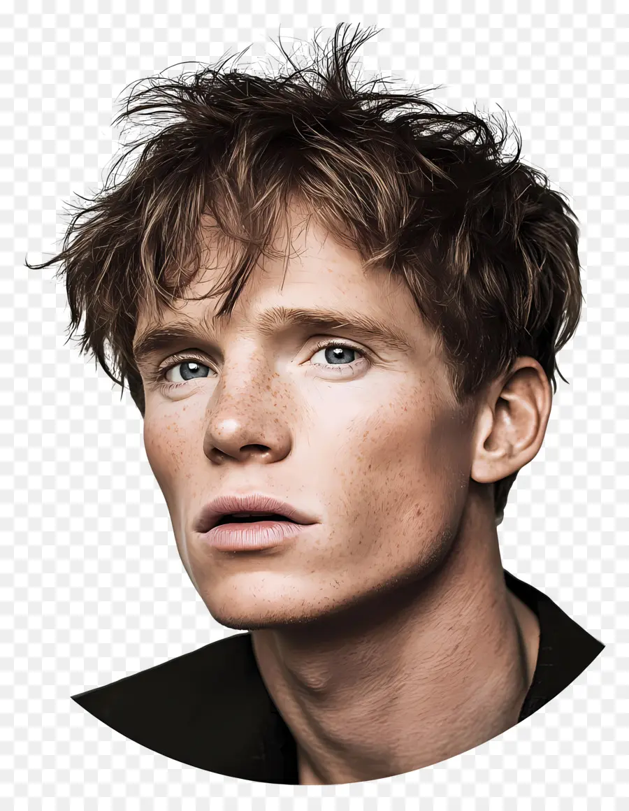 Eddie Redmayne，Potret Realistis PNG