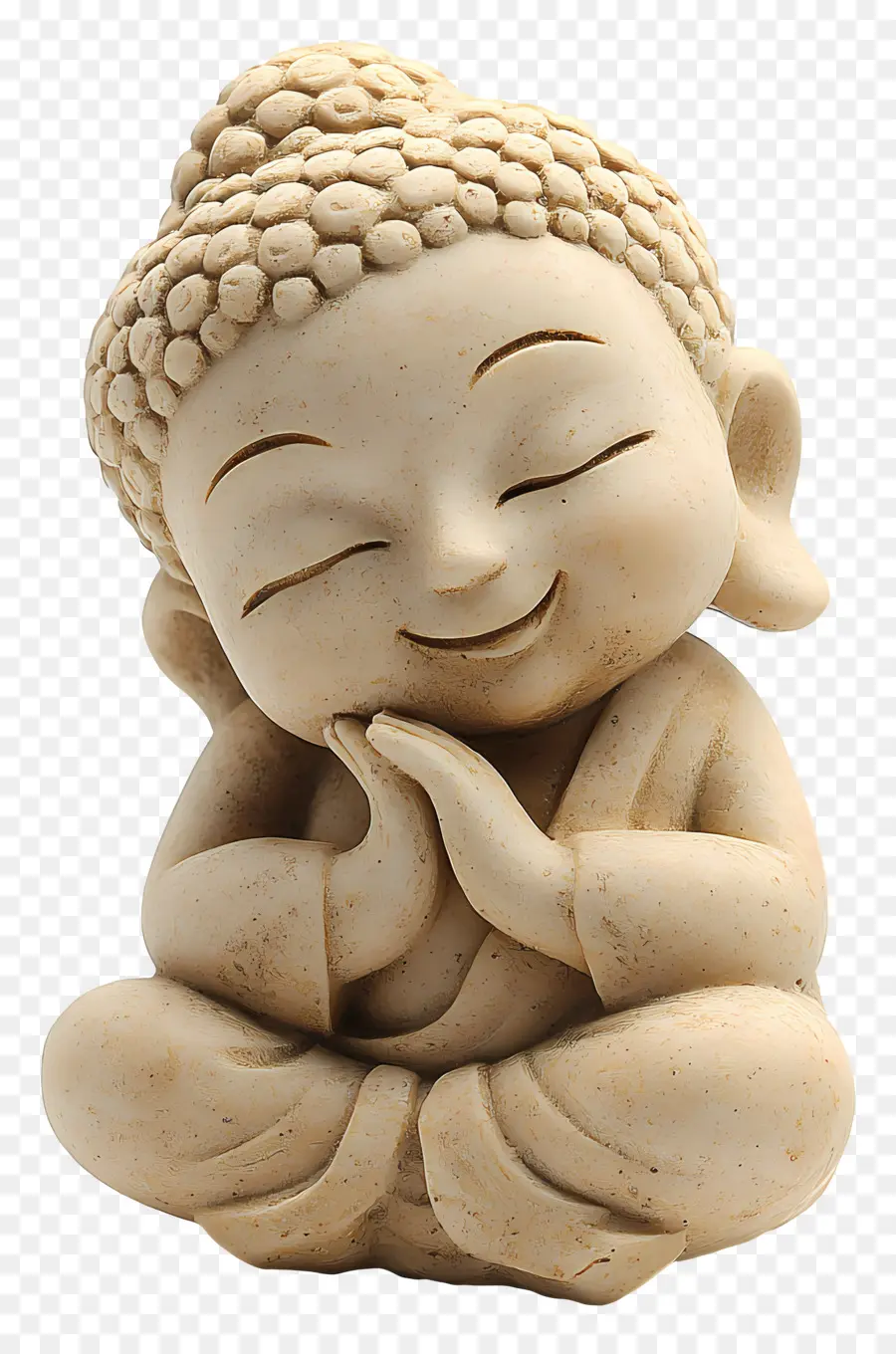 Budha Yang Lucu，Patung Buddha Perunggu PNG