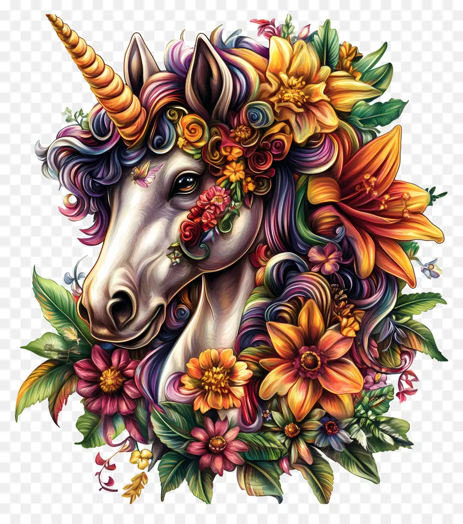 Bunga Unicorn，Unicorn PNG