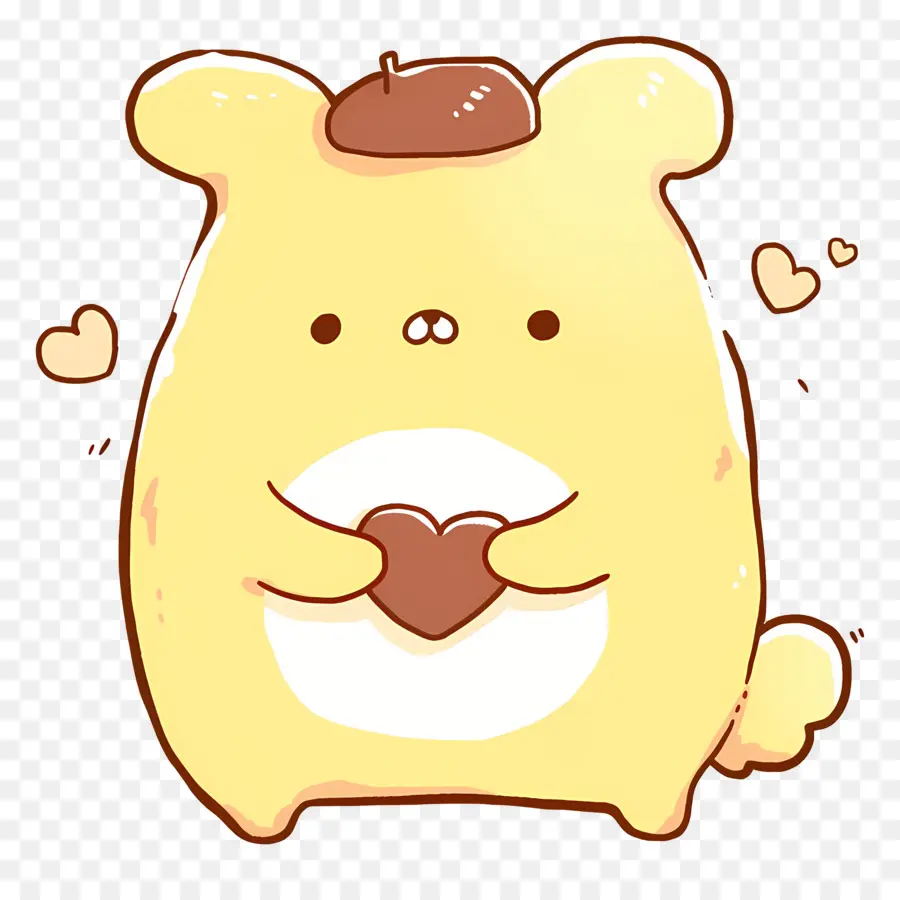 Pompompurin，Doodle Beruang Lucu PNG