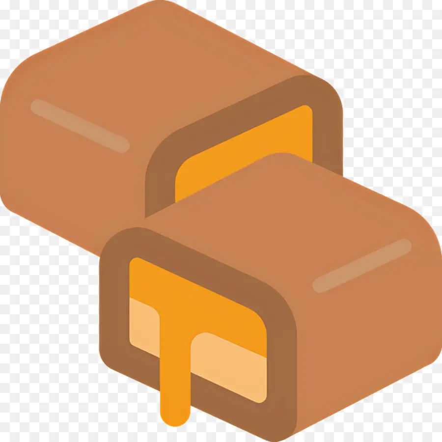 Coklat Batangan，Coklat Karamel PNG