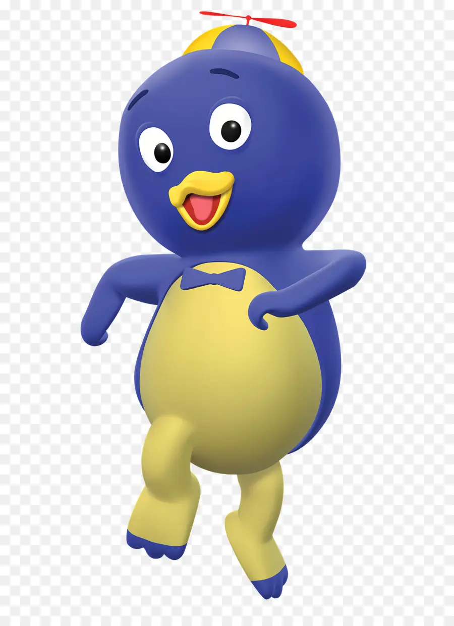 Orang Halaman Belakang，Penguin Biru Menari PNG