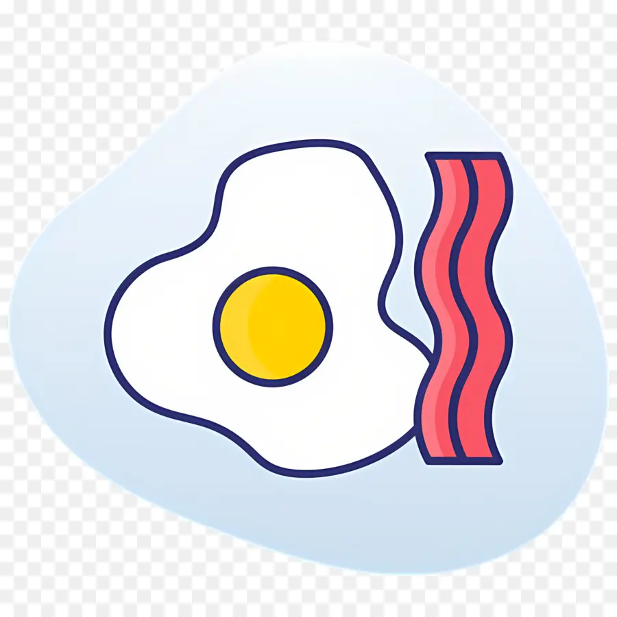 Bacon Dan Telur，Telur Dan Bacon PNG