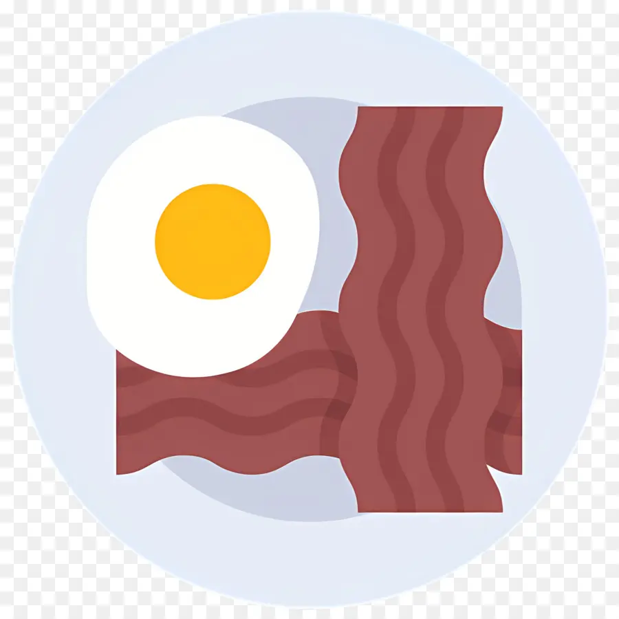 Bacon Dan Telur，Telur Dan Bacon PNG