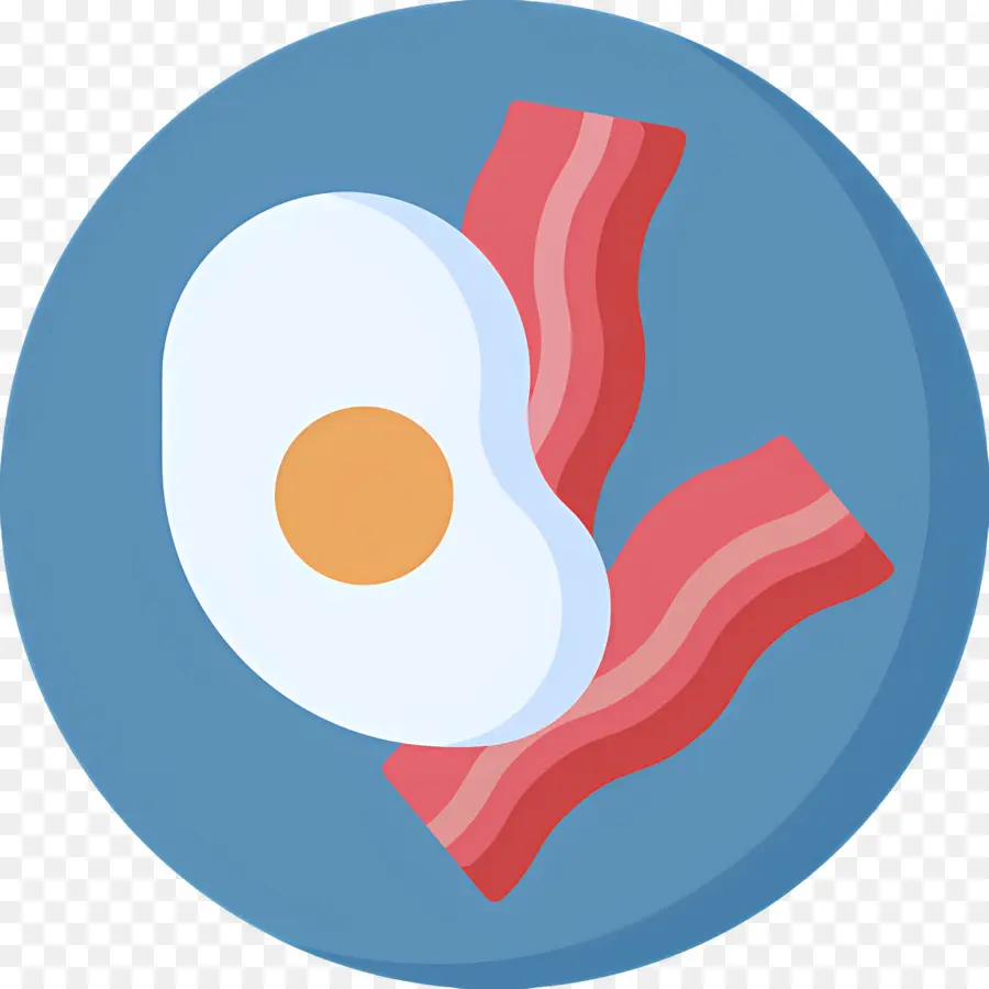 Bacon Dan Telur，Telur Dan Bacon PNG