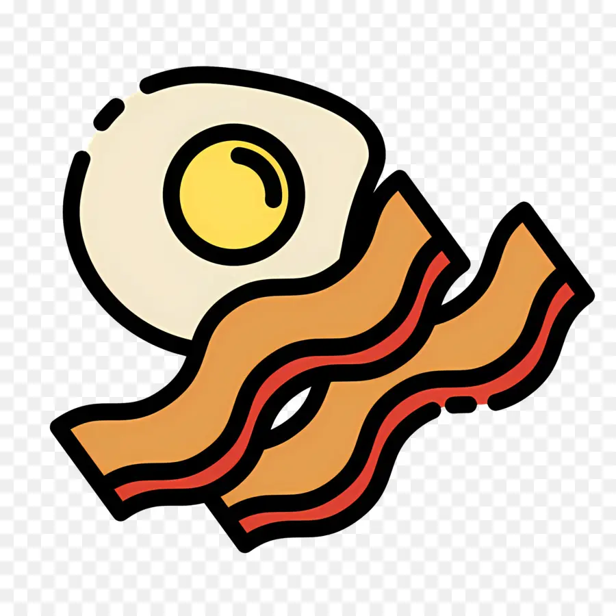 Bacon Dan Telur，Telur Dan Bacon PNG